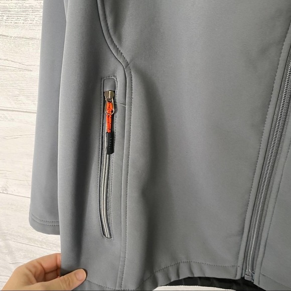 Reebok full zip men’s fleece lined jacket - Picture 2 of 6